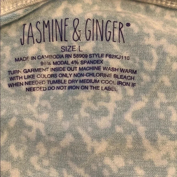 Jasmine & Ginger Loungewear Pajama Tank Top - Picture 6 of 7